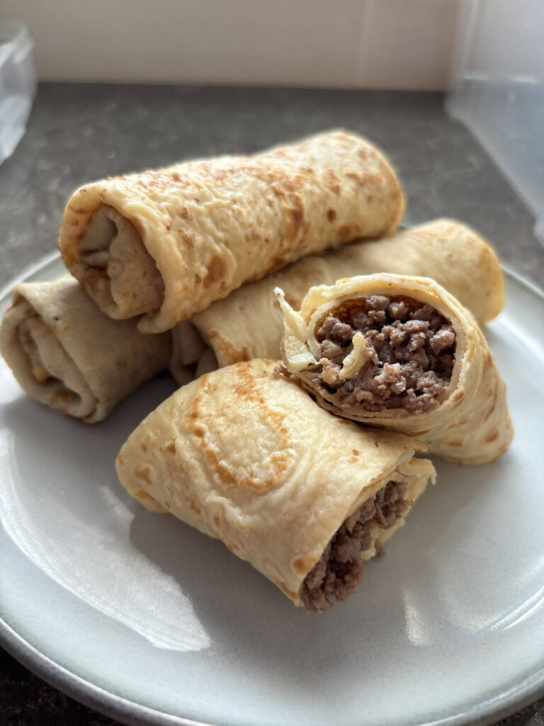 Блины с мясом