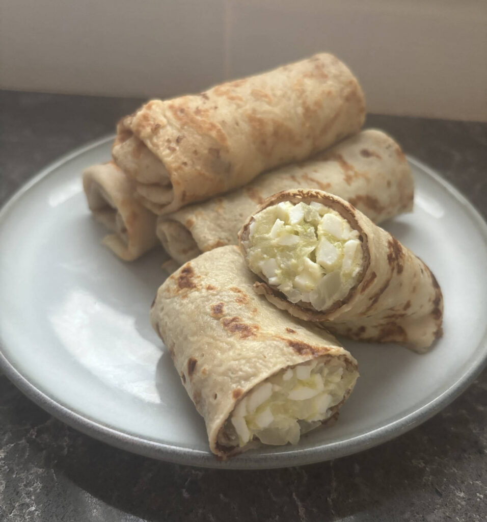 Блины с капустой